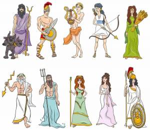 Раскраска древнегреческие боги #37 #299344