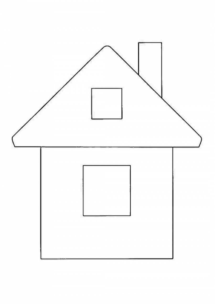 Картинка дом для рисования