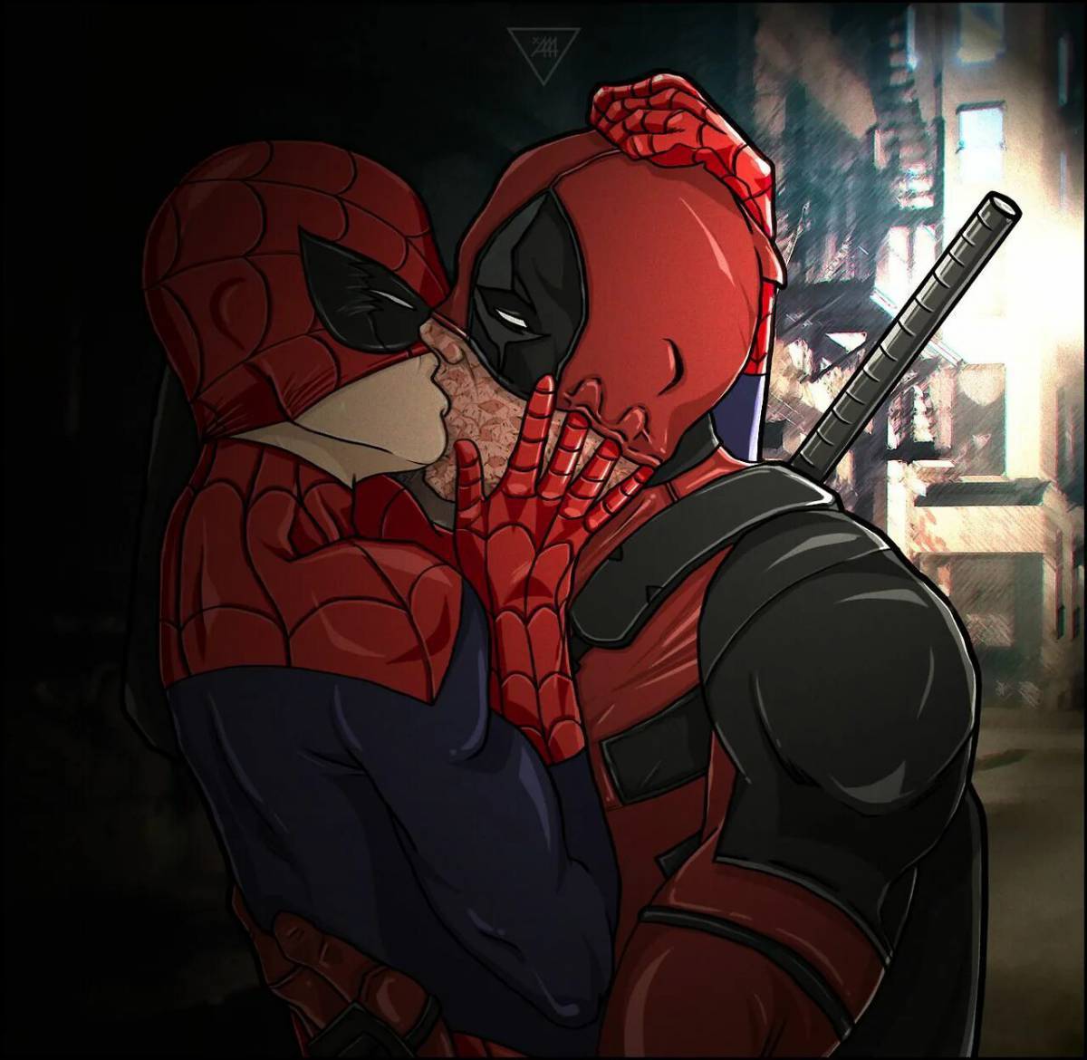 Spideypool. Дэдпул и человек паук. Spider man and Deadpool. Спайдипул арт. Дэдпул и человек паук любовь.