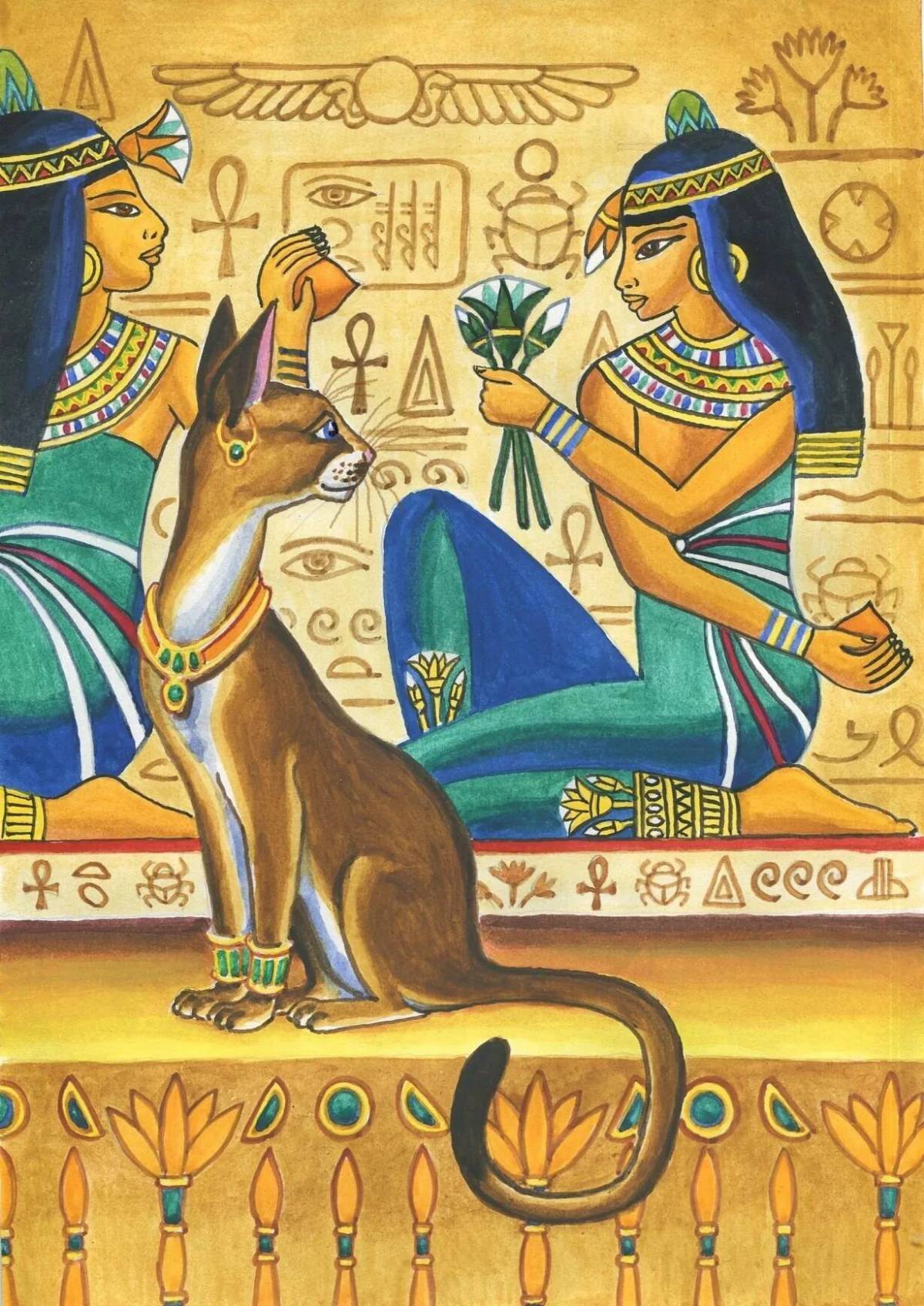 кошки и древний египет