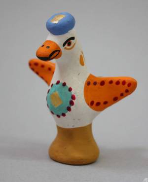 Раскраска дымковская игрушка для детей 3 4 лет уточка #10 #300647