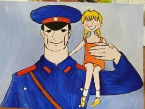 Раскраска дядя степа милиционер для детей #21 #301700