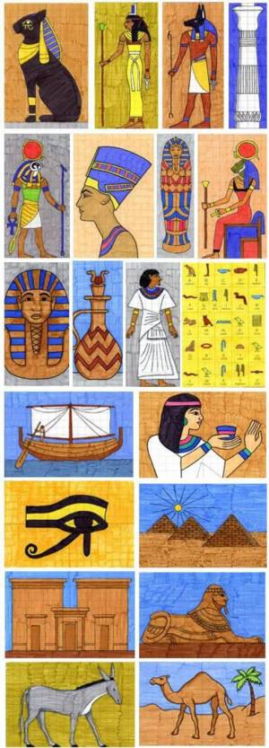 Раскраска египет для детей #7 #302038