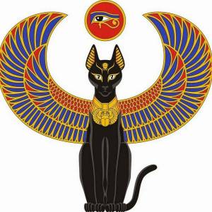 Раскраска египетская кошка #1 #302070