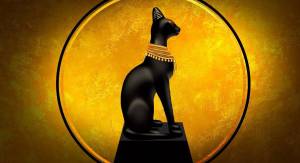 Раскраска египетская кошка #6 #302075