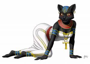 Раскраска египетская кошка #8 #302077