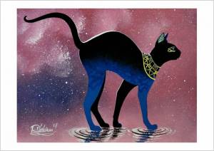 Раскраска египетская кошка #18 #302087