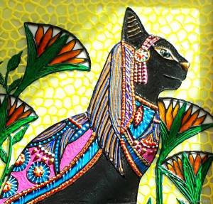 Раскраска египетская кошка #23 #302092