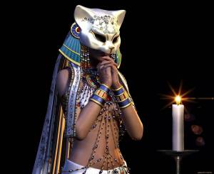 Раскраска египетская кошка #25 #302094