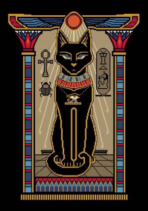 Раскраска египетская кошка #26 #302095
