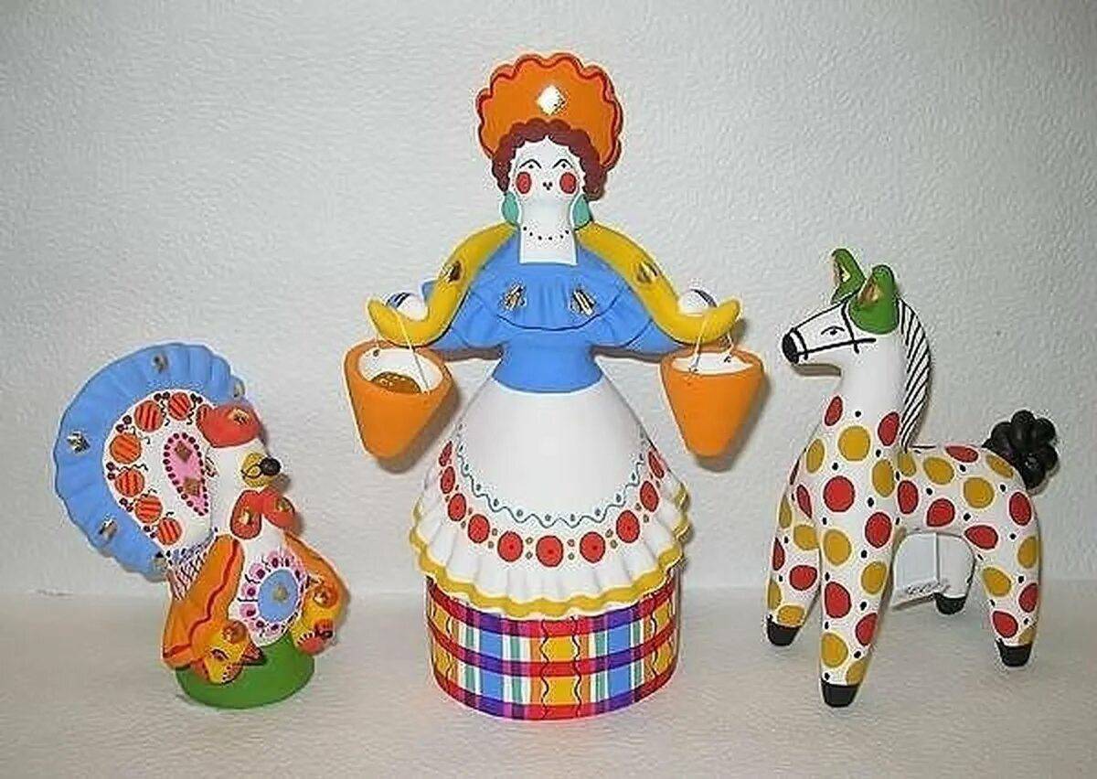 Дымковская игрушка для детей 6 7 лет #30