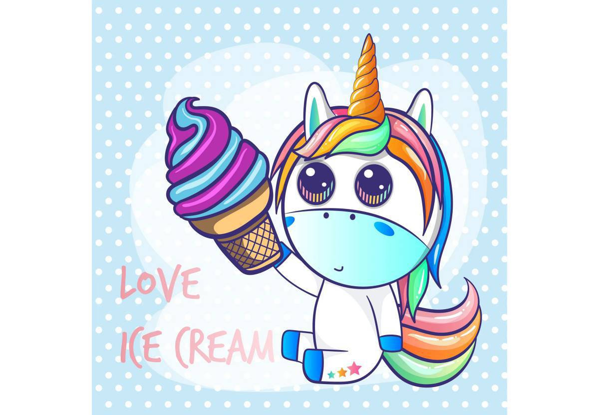 Единорог мороженое #3
