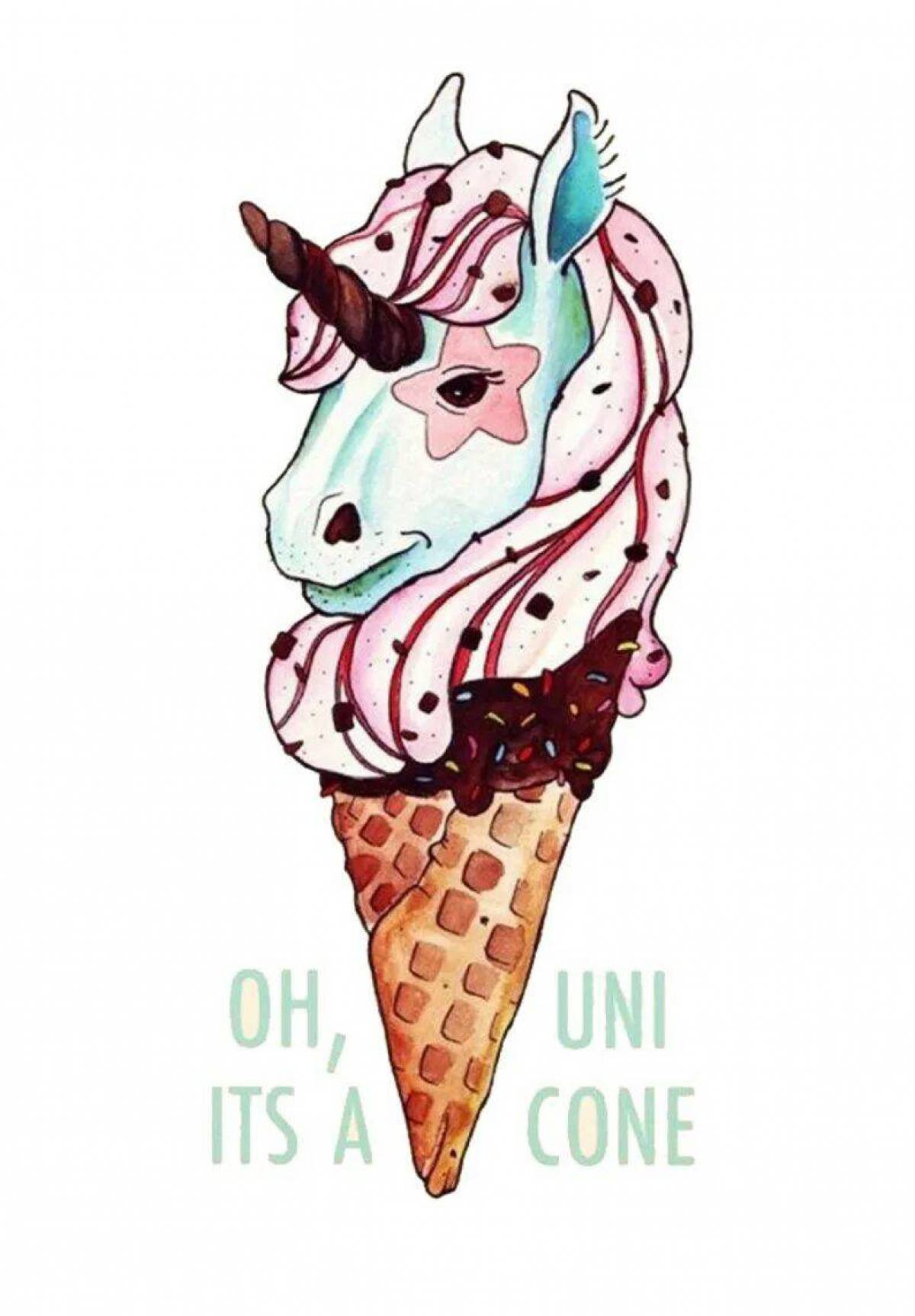 Единорог мороженое #6