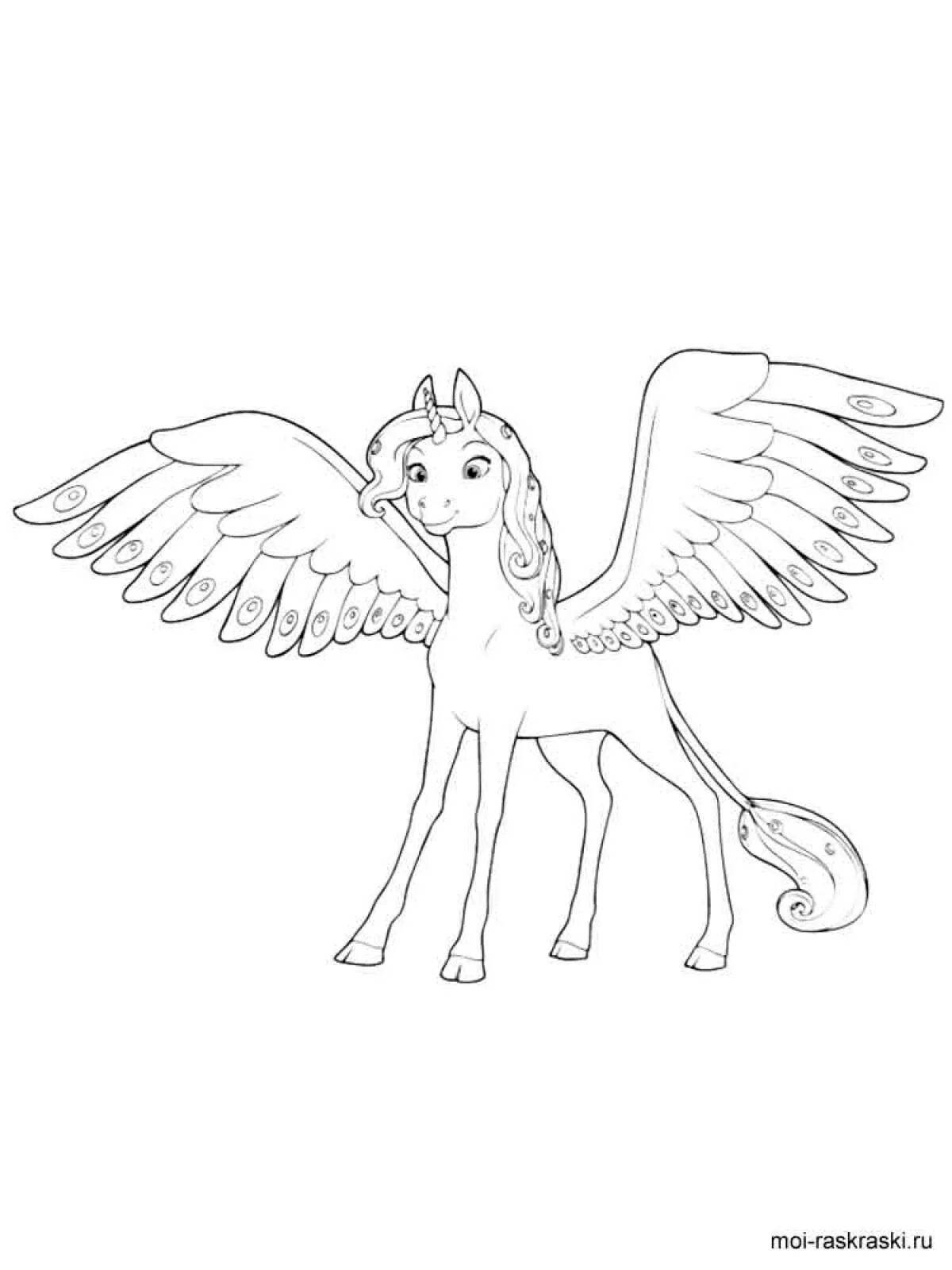 Единорог с крыльями для детей #29