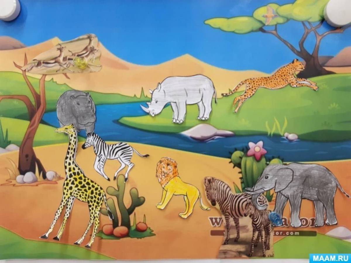 Макет Африка для детского. Макет Африка для детского сада. Макет Африка для дошкольников. Путешествие по Африке рисование в подготовительной группе.