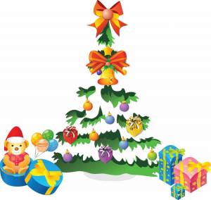 Раскраска елка с игрушками для детей #25 #304644