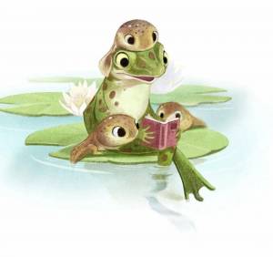Раскраска жабки милые #30 #305615