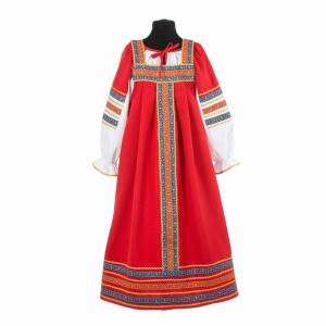Раскраска женский народный костюм русский #1 #306467