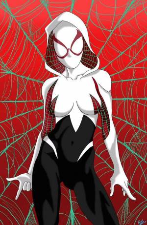 Раскраска женщина паук #35 #306610
