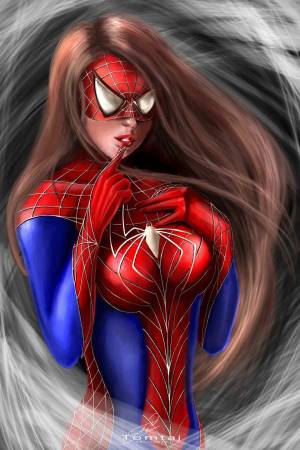 Раскраска женщина паук #38 #306613