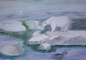 Раскраска животные арктики для детей #24 #307226