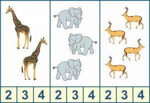 Раскраска животные африки для детей 3 4 лет #5 #307313