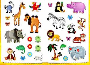 Раскраска животные африки для детей 3 4 лет #12 #307320