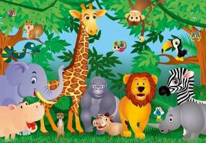 Раскраска животные африки для детей 3 4 лет #16 #307324