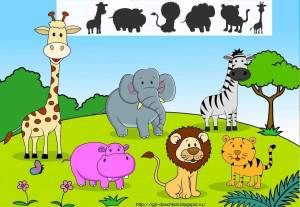 Раскраска животные африки для детей 3 4 лет #24 #307332