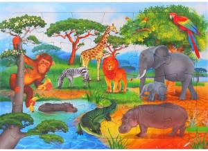 Раскраска животные африки для детей 3 4 лет #32 #307340