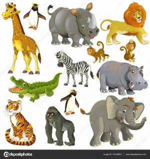 Раскраска животные африки для детей 3 4 лет #33 #307341