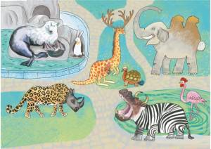 Раскраска животные африки для детей 6 7 лет #26 #307451