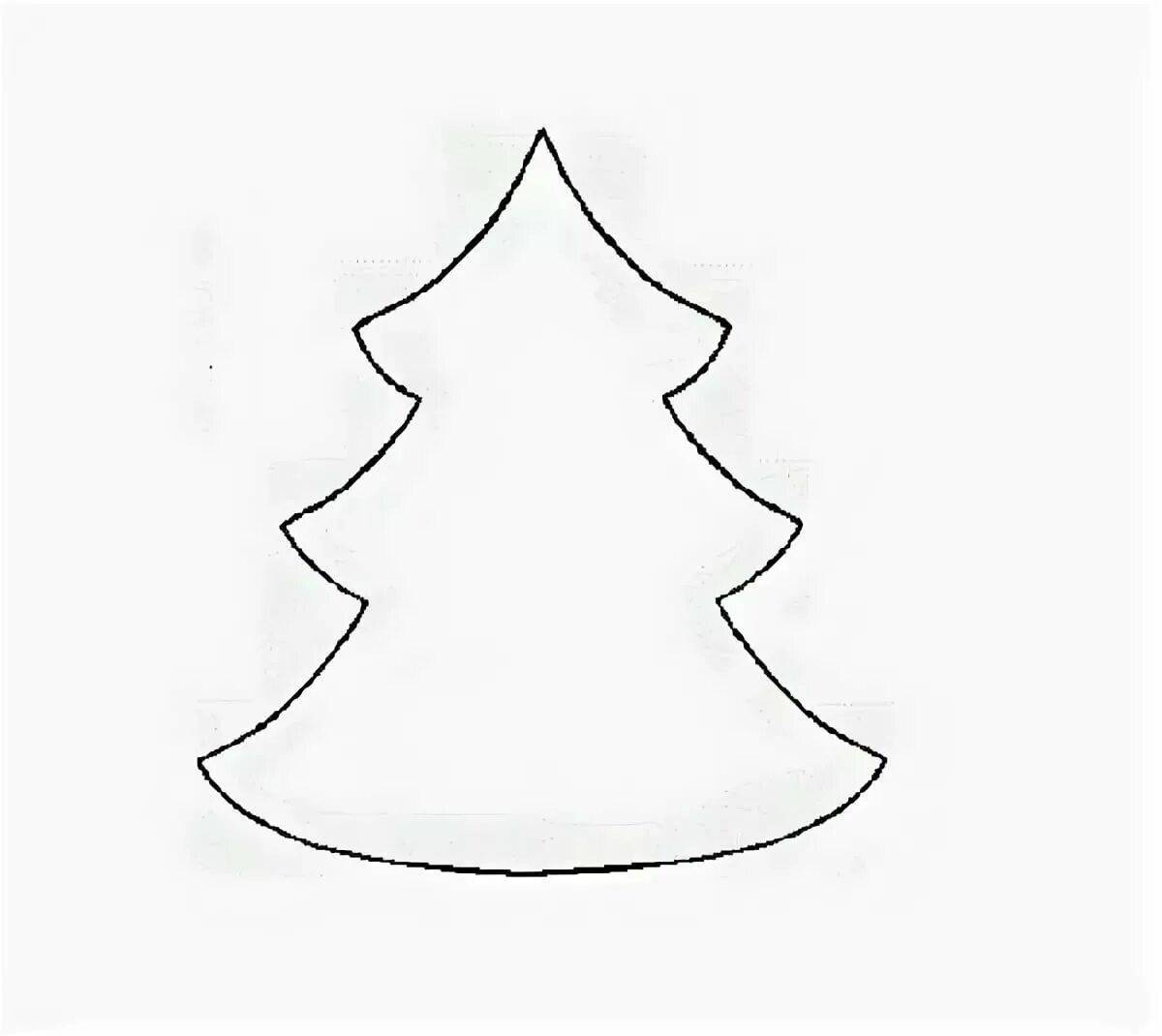 Схема изготовления объемной елки из бумаги на Новый год