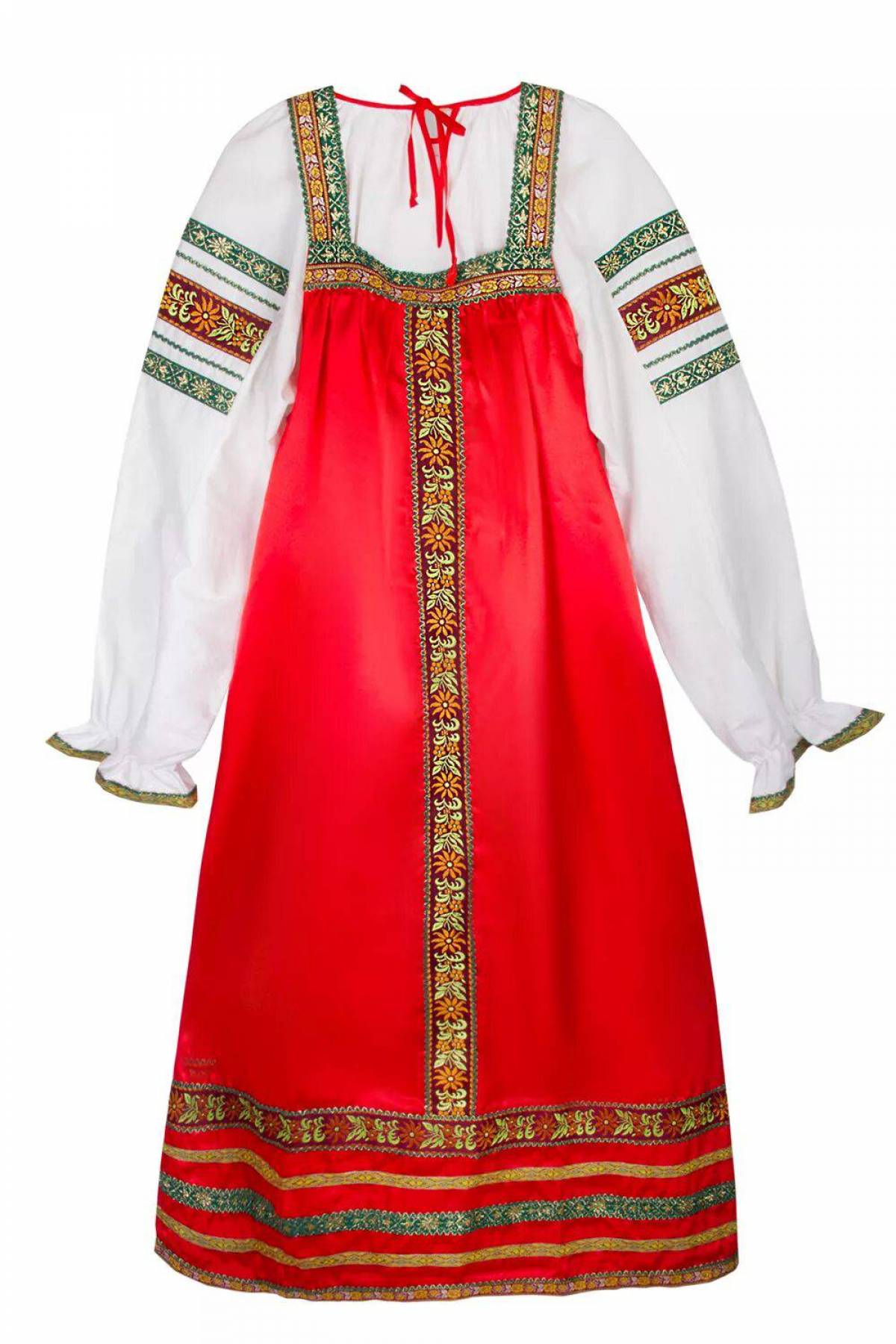 Женский народный костюм русский #31
