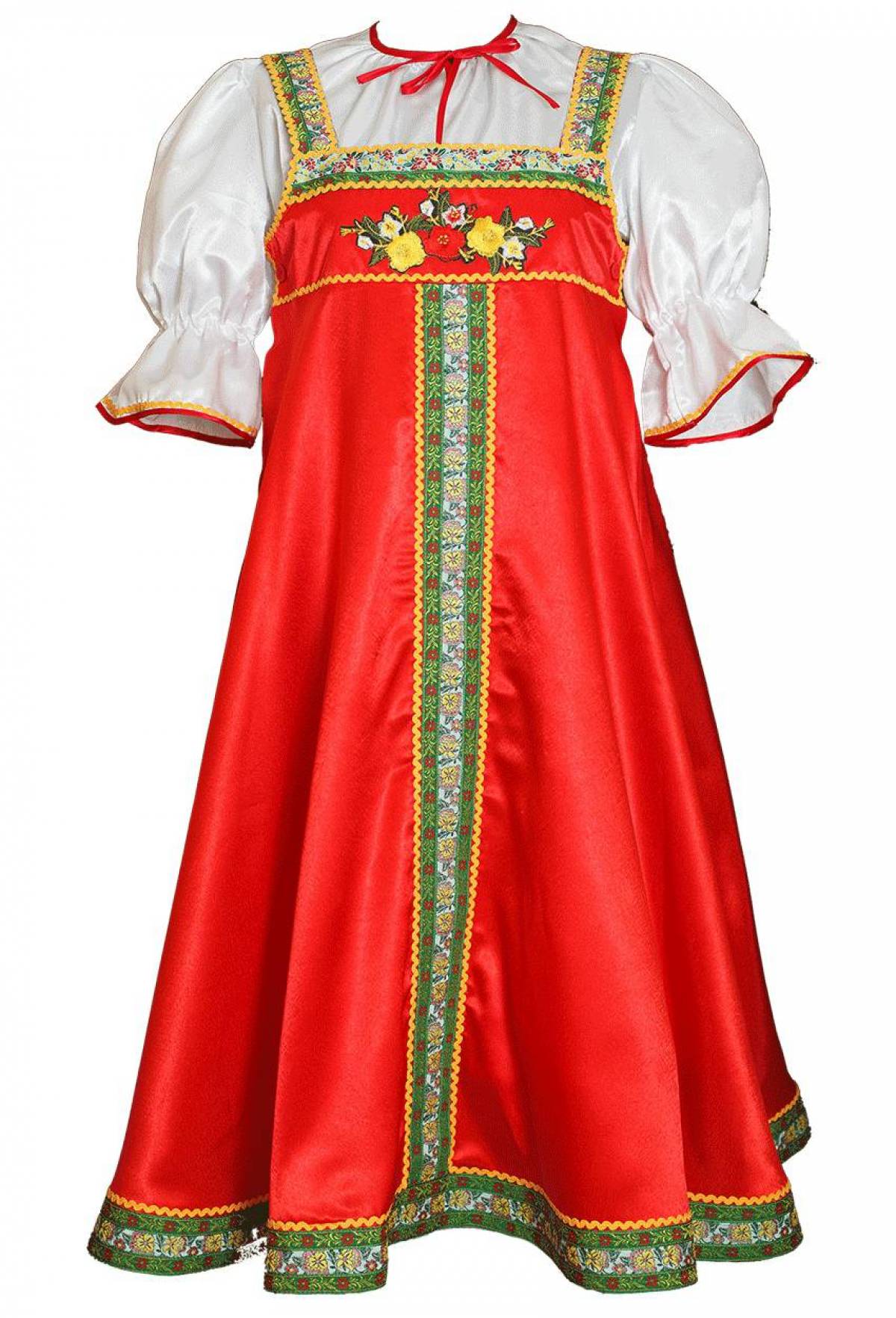 Женский народный костюм русский #35