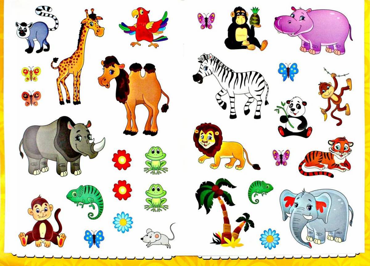 Животные африки для детей 3 4 лет #12
