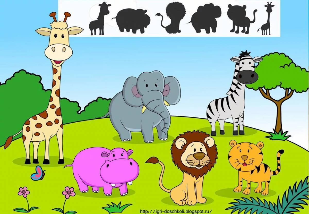 Животные африки для детей 3 4 лет #24