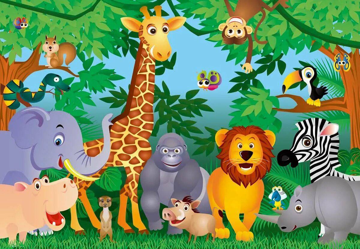 Животные африки для детей 5 7 лет #10