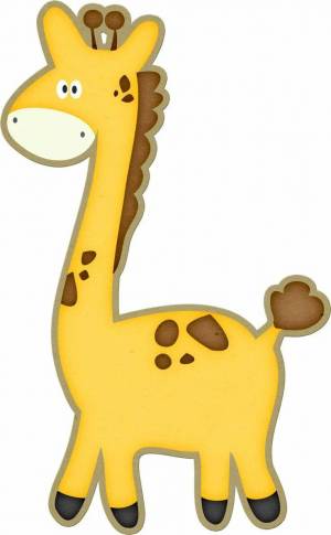 Раскраска жираф без пятен #4 #308959
