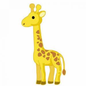 Раскраска жираф без пятен #13 #308968
