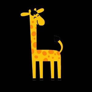 Раскраска жираф без пятен #25 #308980