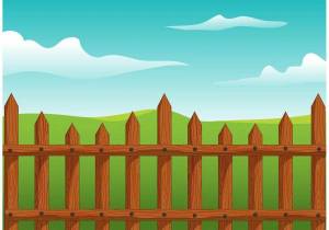 Раскраска забор для детей #9 #309759