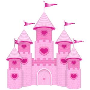 Раскраска замок для девочек #25 #311257