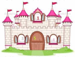 Раскраска замок для детей 4 5 лет #29 #311298