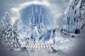 Раскраска замок снежной королевы #1 #311414