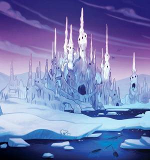 Раскраска замок снежной королевы #7 #311420