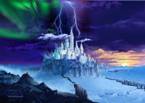 Раскраска замок снежной королевы #8 #311421
