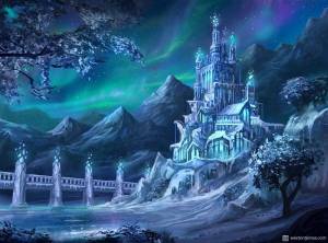 Раскраска замок снежной королевы #15 #311428