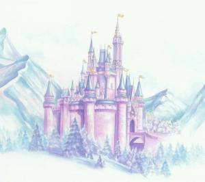 Раскраска замок снежной королевы #28 #311441