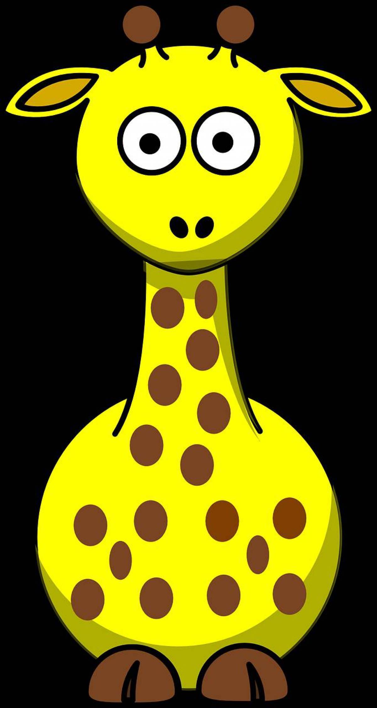 Жираф рисунок #26